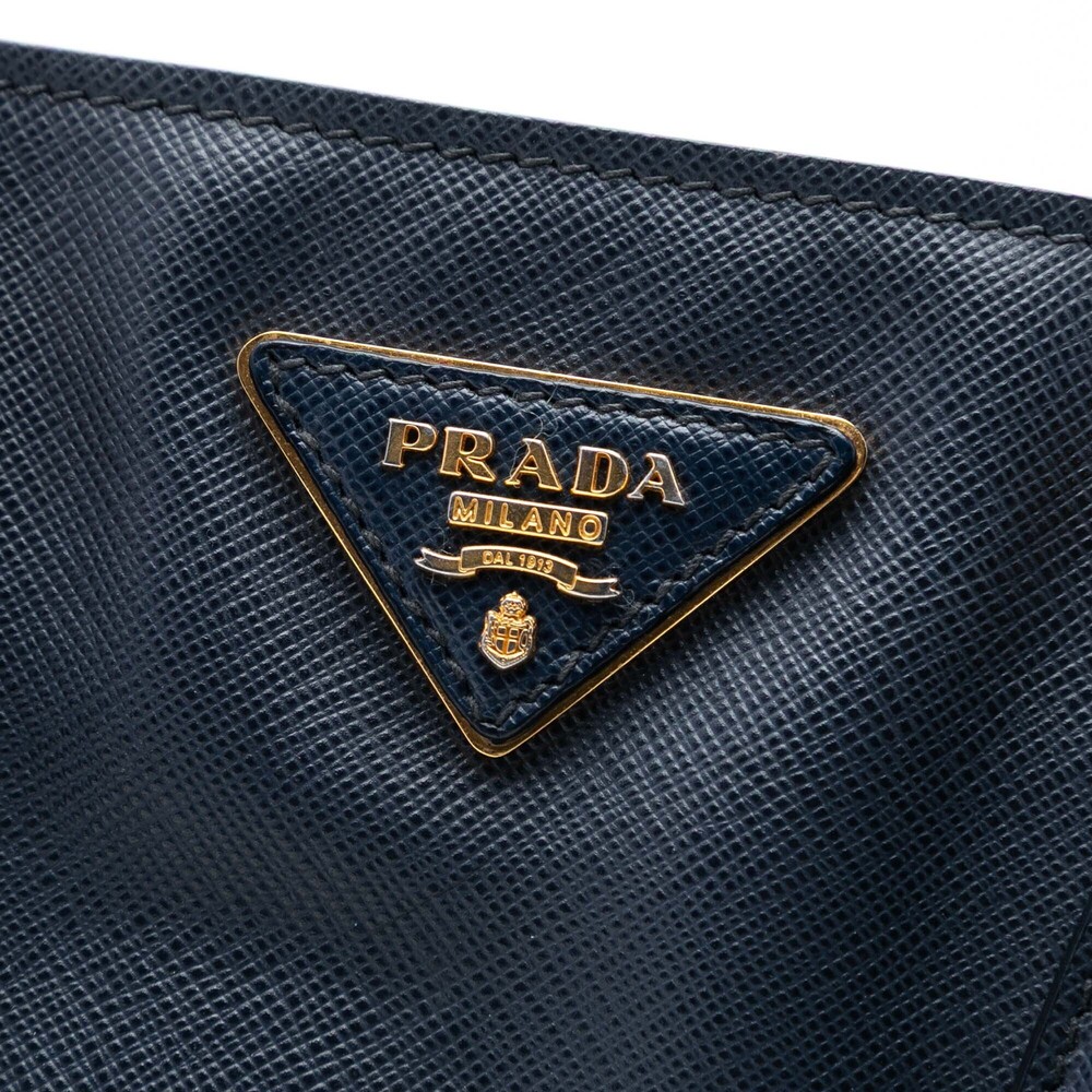 Pre-Loved Prada Medium Bicolor Saffiano Lux Galleria Satche - Picture 5 of 7
